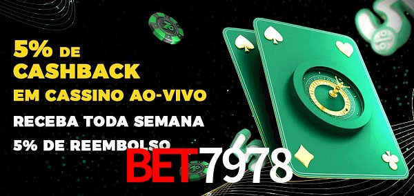 Promoções do cassino ao Vivo bet7978